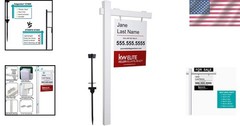 Vinyl PVC Realtor Sign Post 6ft – Open House Yard