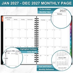 2027 Planner Weekly and Monthly Planner 2027, Jan. 2027 Dec. 2027