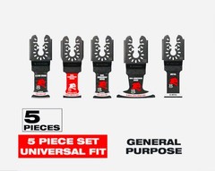 DIABLO DOU5SPC 5 Piece Universal Fit General Purpose Oscillating Blade Set (New)