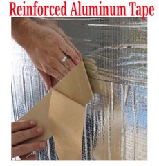 2 Rolls Aluminum Foil Tape 3″ x 340ft Adhesive HVAC Sealing Air Duct Patching