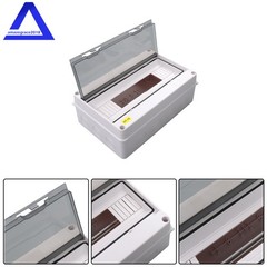 15 Way Power Distribution Box W/ Din Rail For Indoor and Outdoor Waterproof IP65