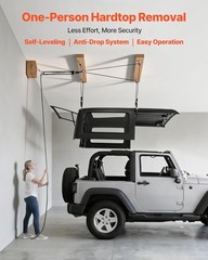 VEVOR Hard Top Remover Lift, 220 lbs, Jeep Hardtop Removal Storage Roof Hoist wi
