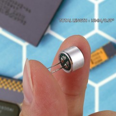 10 PCS 9.7mm x 7mm 2 Pin MIC Capsule Electret Condenser Miniphone M2D15184