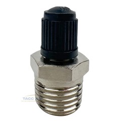 2 Pack 1/4″ Male NPT Schrader Valve Brass Tire / Receiver Tank Filler Stem
