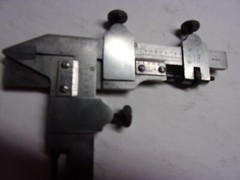 STARRETT #456-A 20-2 Pitch Gear Tooth Vernier Calipers. Carbide Tipped used