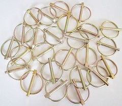 100 GOLIATH INDUSTRIAL 1/4″ LYNCH LINCH PIN 3 POINT 3PT HITCH CLIPS TRACTOR LP14