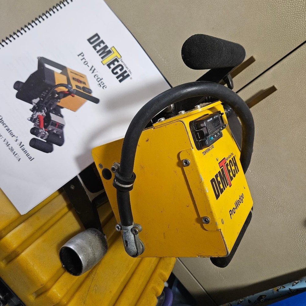 Demtech Vm Pro-Wedge Bonding Machine HDPE Fusion Portable Tested!