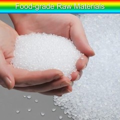 100 Pack Pink Holographic Ziplock Bags Resealable Sealable Mylar Packaging Bag