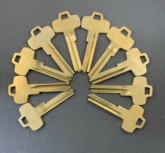 Lots of 2/5/10 Nickel Silver 1A1WC1 A1114WC Type Key Blanks for Best WC Keyway: