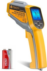 Infrared Dual Laser Temperature Gun -50℃~550℃, Yellow & Gray