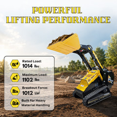 TYPHON STOMP V900 1.4Ton Skid Steer Loader w Kubota 25HP 3-Cylinder D1105 Engine