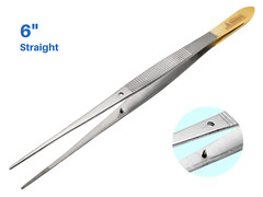 Tweezers Straigh6″ High Precision Surgical Lab Tweezers Set of 3 ARTMAN