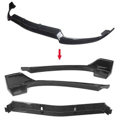 BriSunshine Carbon Fiber Front Lip Compatible with 2015-2018 C Class W205 C300