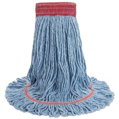 Boardwalk 503BLEA 5 in. Super Loop Cotton Wet Mop Head – Large, Blue New