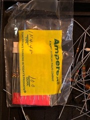 Mix Lot of Capacitors Resistors Inductors Diodes Amperex 100ct