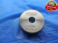 8.245 CLASS X MASTER PLAIN BORE RING GAGE 8.000 +.245 OVERSIZE 8 mm .3246 CHECK