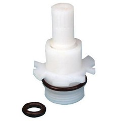 UNITED STATES HDW P119C White Plastic Mobile Home Washer Less Faucet Stem & Bonn