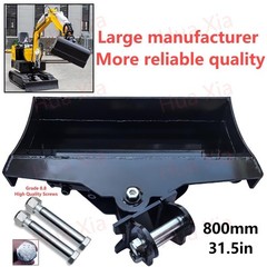 TYPHON 800mm Lengthen Tilting Bucket Attachment for 0.8T-2T Mini excavators.