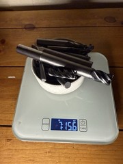 Lot 7.15 Lbs Of Tungsten Carbide Endmills And Inserts,Cutters. 1/4 Still Usable