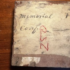 1896 Antique Copper Letterpress Printer Printing Wood Block Methodist Western PA