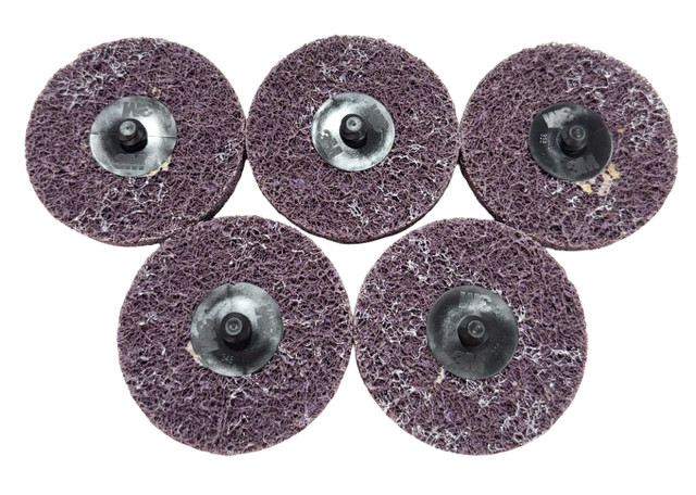 3M Scotch-Brite 3″ Roloc Blend & Finish Disc Medium Aluminum Oxide 5 Pack