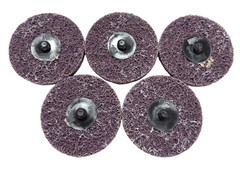 3M Scotch-Brite 3″ Roloc Blend & Finish Disc Medium Aluminum Oxide 5 Pack