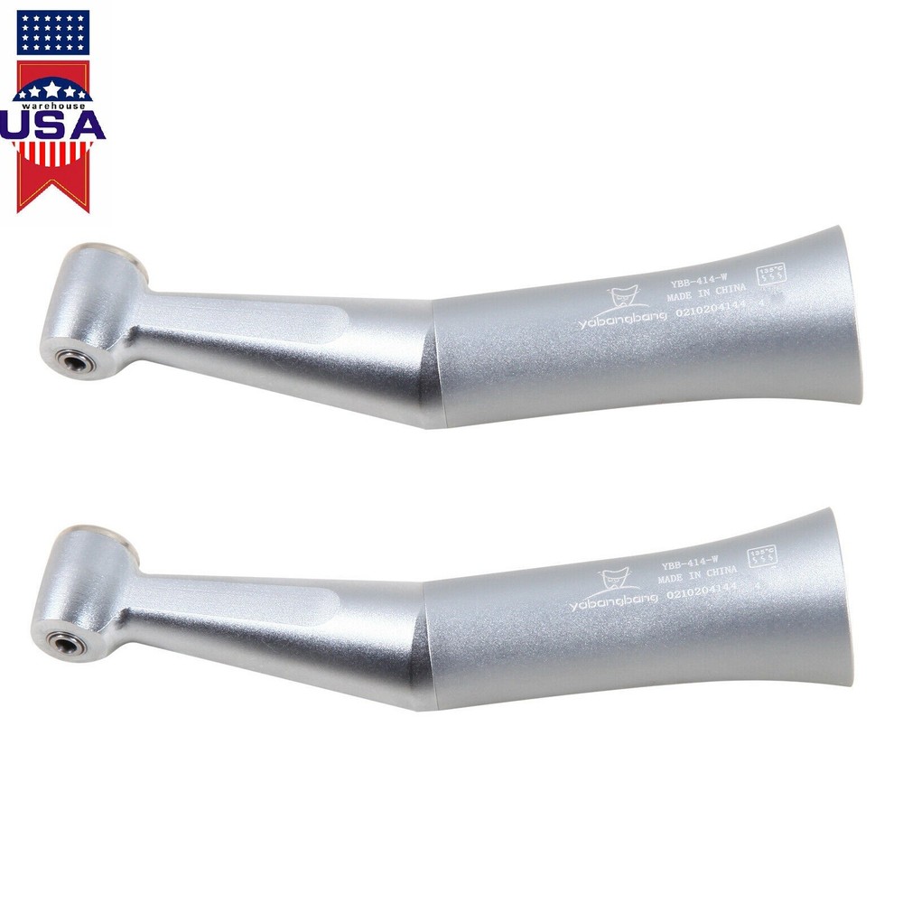2x NSK type Dental Slow Low Speed Handpiece Contra Angle push button type YX u