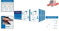 Economical 20 lb Copy Paper, 10 Reams, 5000 Sheets – ColorLok Technology