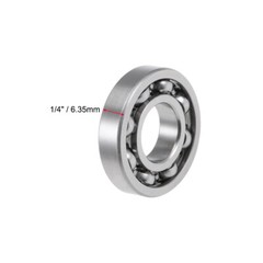 10pcs R8 Deep Groove Ball Bearings 1/2″x1-1/8″x1/4″ Open Type Chrome Steel Z2