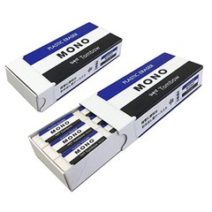 Tombow Jha061 Mono Box Pe01A Eraser Pack Of 18 Plastic Eraser 18Pcs