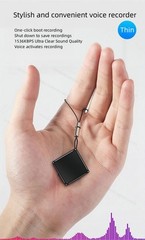 YHR-32 Thin Dictaphones Spy Hidden Mini Voice-activated Digital voice recorder
