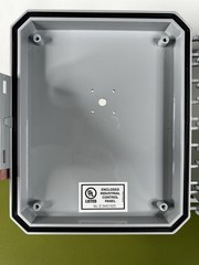 Integra Enclosure 10″x8″x6″ P10086 Opaque, Hinged Cover Integrated Latch