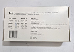 Synguard Nitrile Exam Gloves, Blue Size Medium box of 100 NGPF 7002