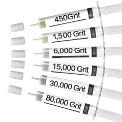 Diamond Polishing Compound Kit of 6 Lapping Paste 80,000 to 5 grams