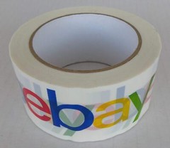 Six (6) Rolls eBay Branded Logo BOPP Shipping Tape 75 yards x 2 ” New Sealed.