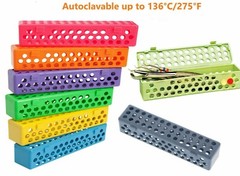 Dental Instrument Steri Container Case Fully Autoclave Medical Pick Color F250