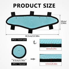 Hard Hat Top Pads and Sweatbands for Safety Helmet, Washable Cooling Liner