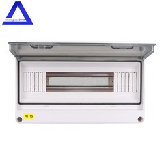 15 Way Power Distribution Box W/ Din Rail For Indoor and Outdoor Waterproof IP65