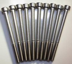 M5-0.8 x 60mm Stainless Hex Socket Head Bolts QTY 10 | 5020 | SS