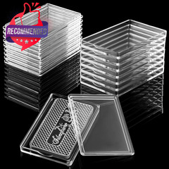 15‑Pack 1 Oz Silver Bar Holder in Transparent Acrylic Case 8mm Depth