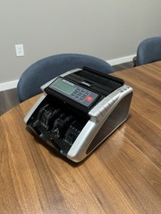 Aneken Money Counter Machine With Counterfeit Detector AL-1000 Tested