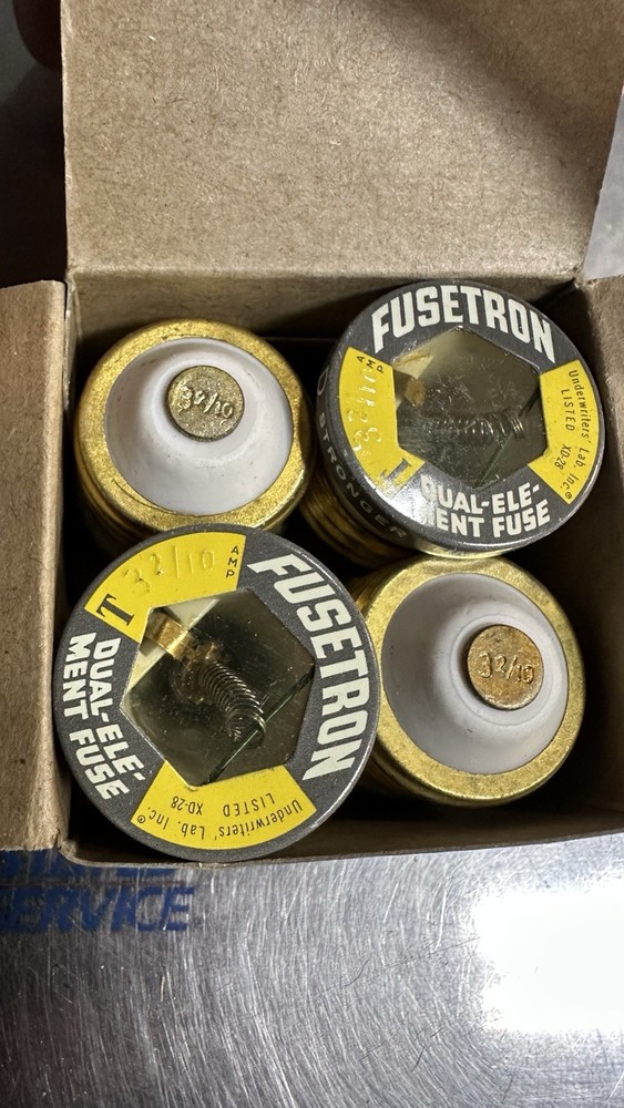 Fusetron T3 2/10 Dual Element Fuses. Box Of 4
