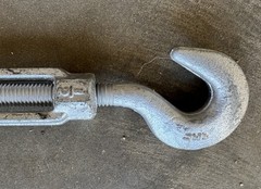 Box Of 10 Turnbuckle Drop Forged/HD Galvanized Steel Turnbuckle Hook/Hook 1/2×12