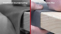 Soundsulate Flex™ Mass Loaded Vinyl Soundproofing Barrier, 1 lb -Made in The USA