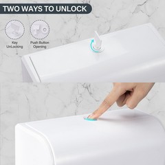 Ailelan Paper Towel Dispenser, Commercial Toilet Tissue Dispensers Wall Mount…