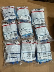 9 Pairs MAPA Professional Jersette 301 Work Gauntlets – Size 6