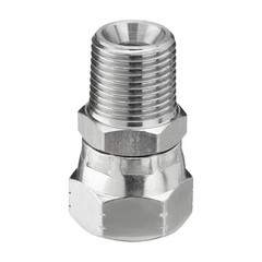 10pcs Hydraulic Hose Fittings: 3/8″ NPSM Female x 3/8″ NPTF Male Swivel Fitting