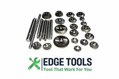 Valve Seat And Carbon Steel Face Cutter Set 21 Pcs With Metal Box Tools USA