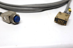 Alcatel CFF 450 Turbo Vacuum Pump Controller Connecting Cable Metal Connectors