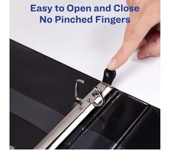 3 Ring Binder Avery Durable View 3″ Slant Rings 4 Pack Purple , School Supplies